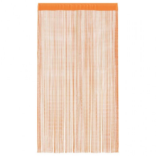 Snoregardiner 2 stk. 140 × 250 cm - orange trådgardin