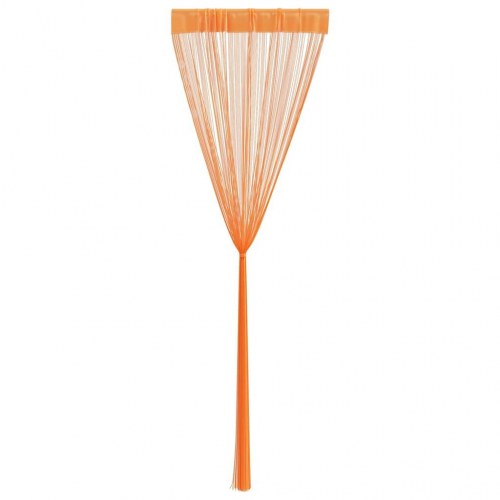 Snoregardiner 2 stk. 140 × 250 cm - orange trådgardin