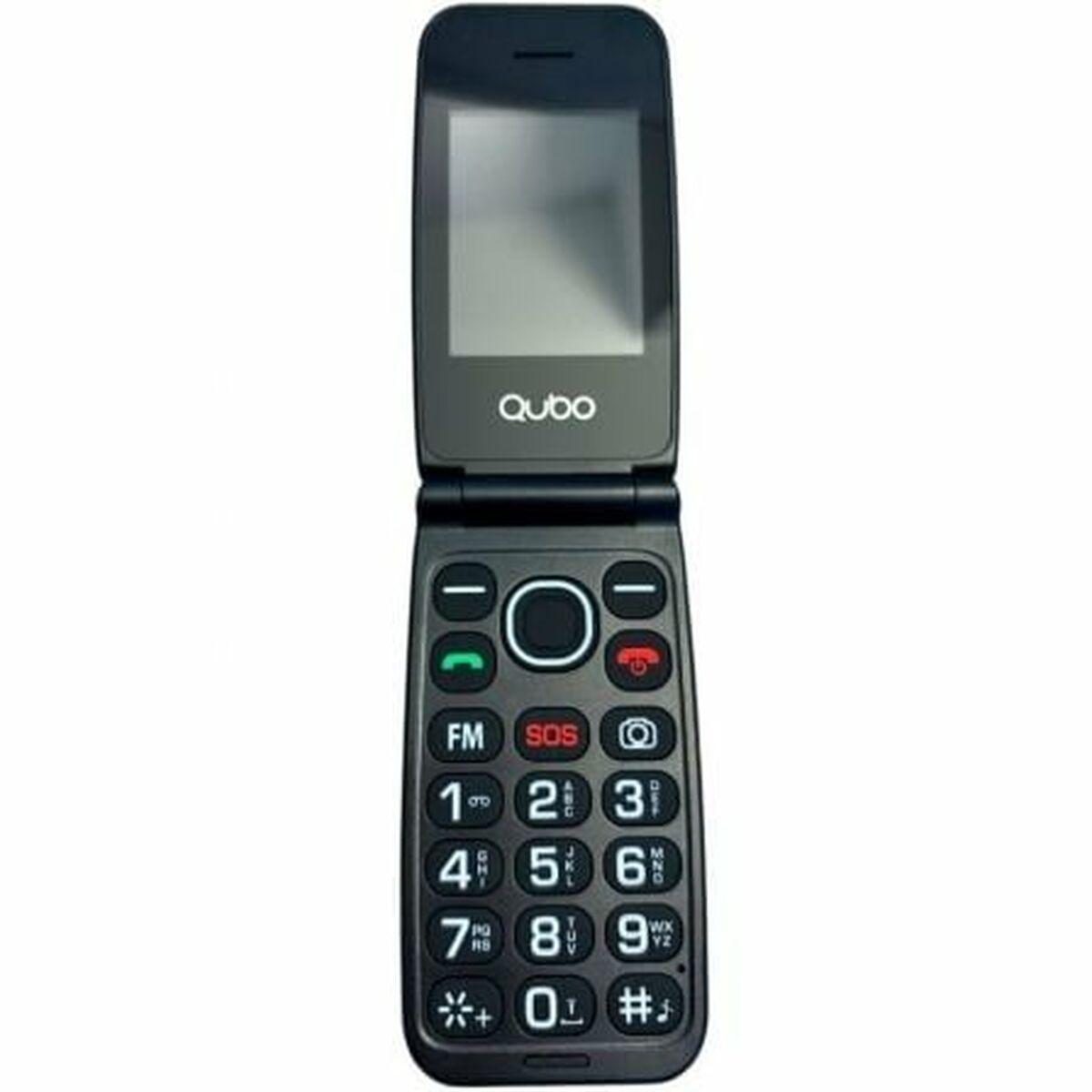 Trykknap mobiltelefon Qubo NEONWBK 4G - sort klapmobil