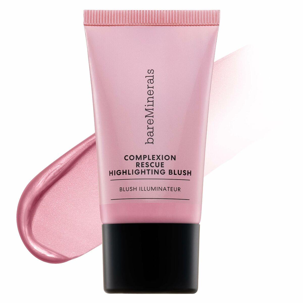 Makeup sæt bareMinerals Complexion Rescue - Highlighting Blush Mauve Glow 15 ml