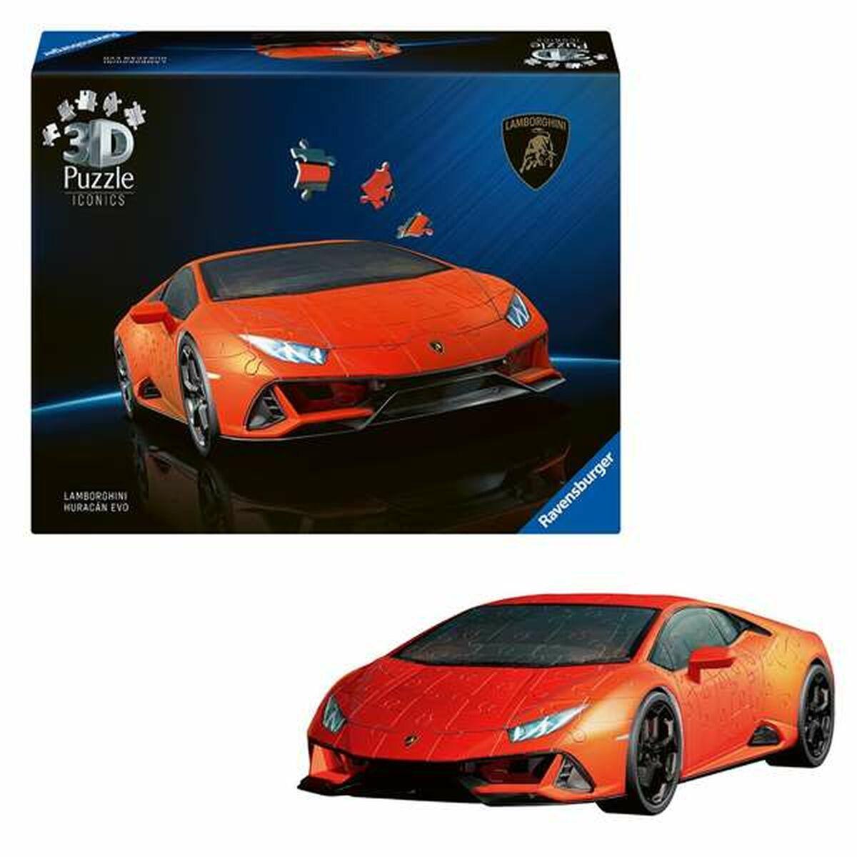 Puslespil 3D bil - Ravensburger Lamborghini Huracán EVO