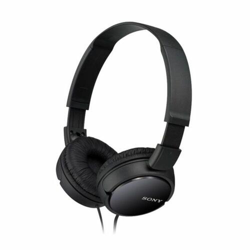 Hovedtelefoner med kabel Sony MDR-ZX110 - sort, foldbare on-ear