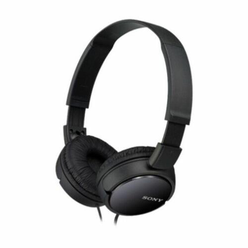 Hovedtelefoner med kabel Sony MDR-ZX110 - sort, foldbare on-ear