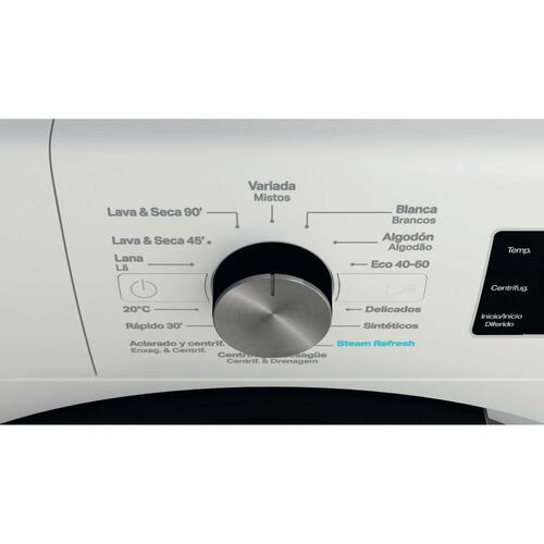 Vaskemaskine-tørretumbler Whirlpool FFWDB964489BVSP, 1400 rpm, 9/6 kg, hvid