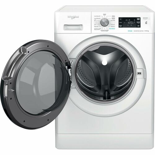 Vaskemaskine-tørretumbler Whirlpool FFWDB964489BVSP, 1400 rpm, 9/6 kg, hvid