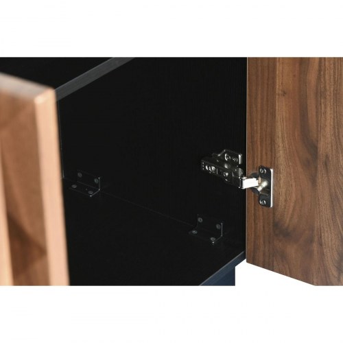 Skænk - brun/sort, træ MDF, 188,4 × 42,1 × 80,6 cm