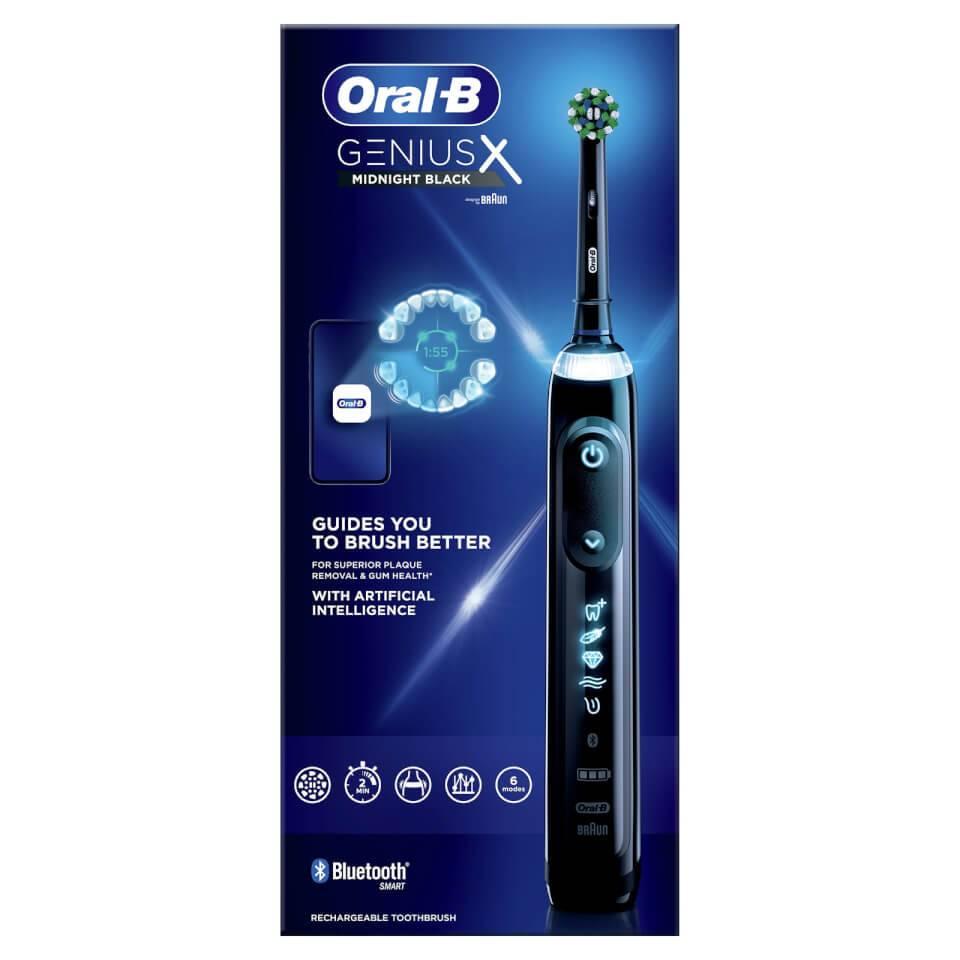 Elektrisk tandbørste Oral-B Genius X – sort (voksen)