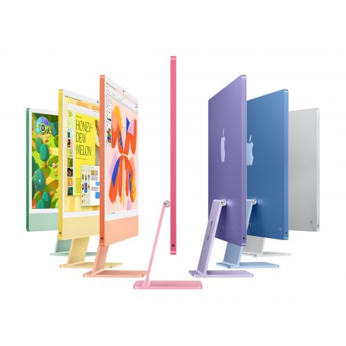 Stationær computer Apple iMac 24" 4,5K Retina (M4, 16 GB, 256 GB) – sølv