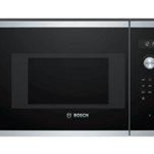 Mikrobølgeovn til indbygning Bosch Serie 6 BFL524MS0, rustfrit stål, 20 l, 800 W