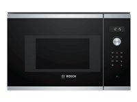 Mikrobølgeovn til indbygning Bosch Serie 6 BFL524MS0, rustfrit stål, 20 l, 800 W
