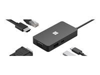 Dockingstation USB-C - Microsoft Travel Hub billede