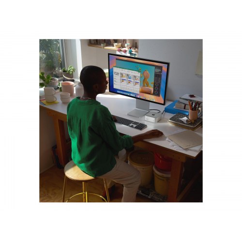 Stationær PC Apple Mac mini M4 16 GB/256 GB – sølv