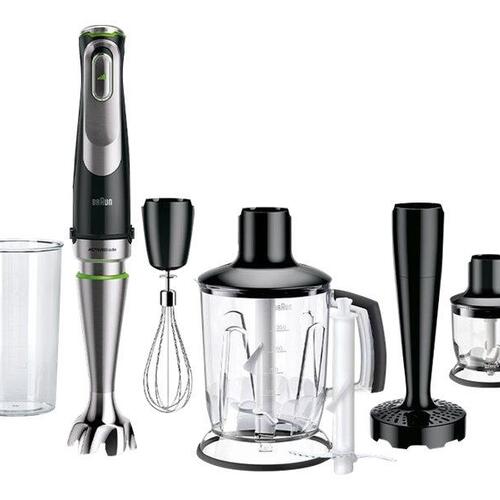 Stavblender Braun Multiquick 9 MQ 9147X – premium sort/børstet stål, 1.200 W
