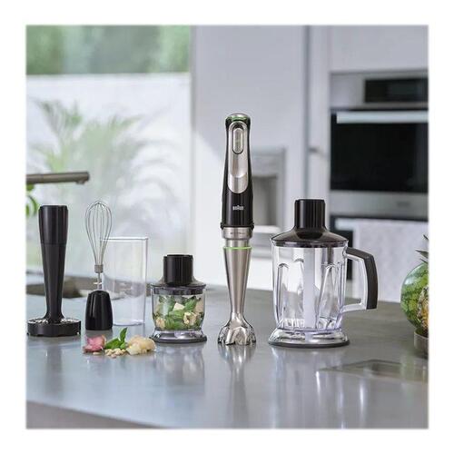 Stavblender Braun Multiquick 9 MQ 9147X – premium sort/børstet stål, 1.200 W