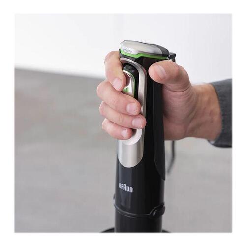 Stavblender Braun Multiquick 9 MQ 9147X – premium sort/børstet stål, 1.200 W