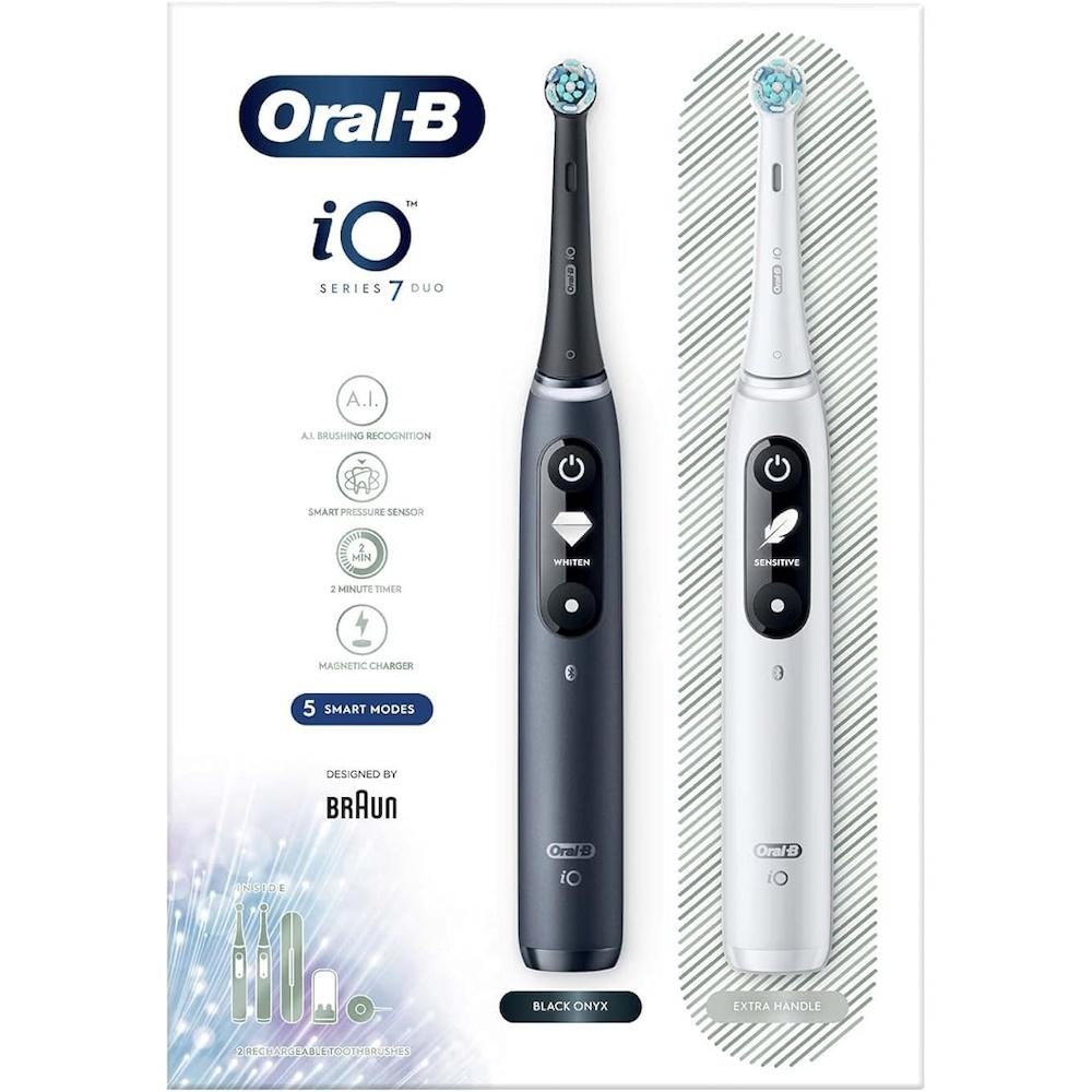 Elektrisk tandbørste Oral-B iO Series 7 Duo – Sort/Hvid
