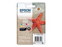 Blækpatroner Epson 603 Multipack - gul, cyan, magenta billede