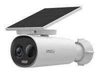Imou Cell 3C - Netværksovervågningskamera - udendørs - vejrbestandig - farve (Dag/nat) - 3 MP - 2304 x 1296 - 2K - fast brændvidde - audio - trådløs - WiFi - H.265, H.264 - DC 5 V