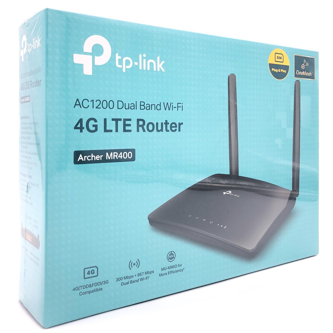 Wi-Fi router TP-Link Archer MR400 AC1200 4G LTE Dual Band