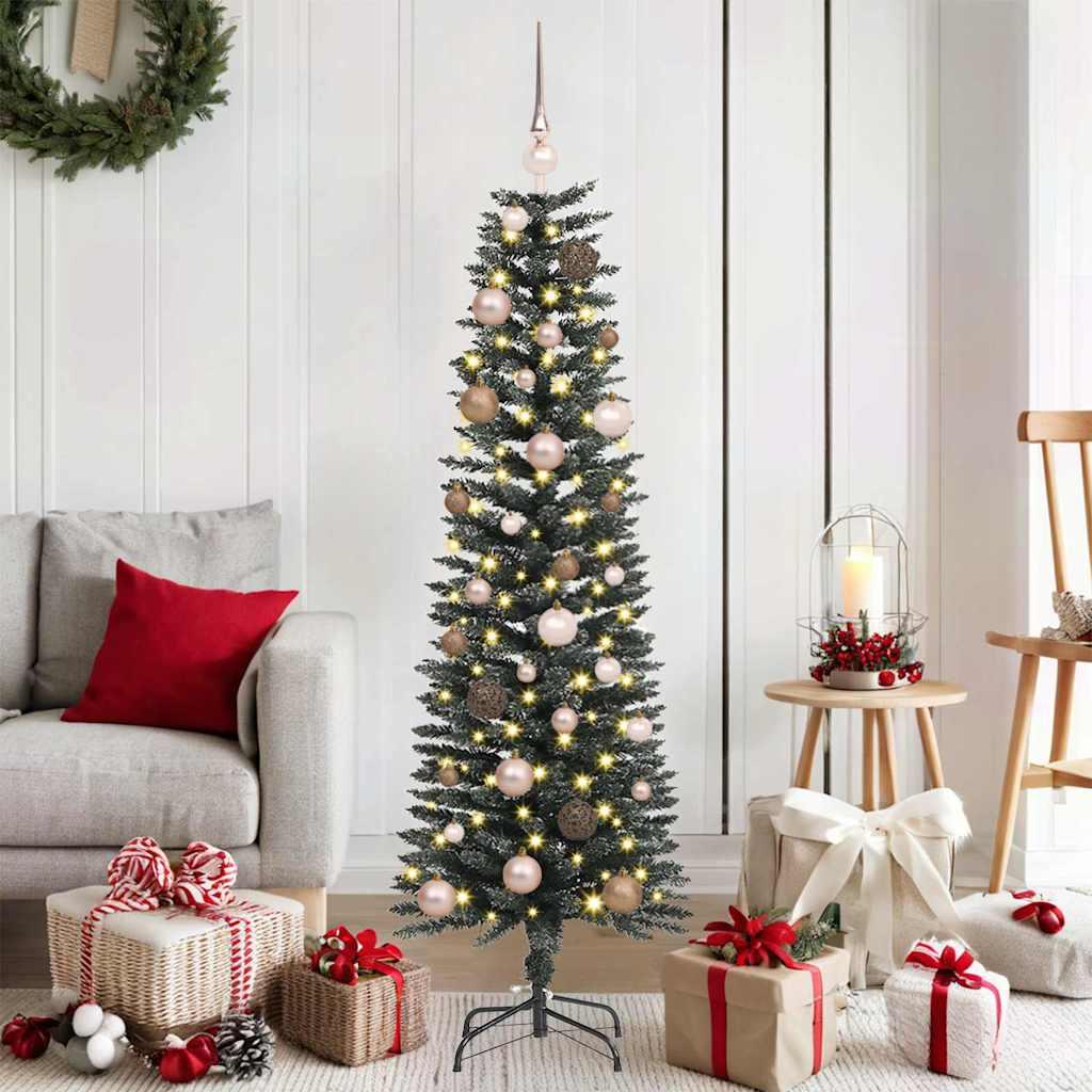 Kunstigt juletræ Grøn 43 x 43 x 150 cm PVC og plastik og stål