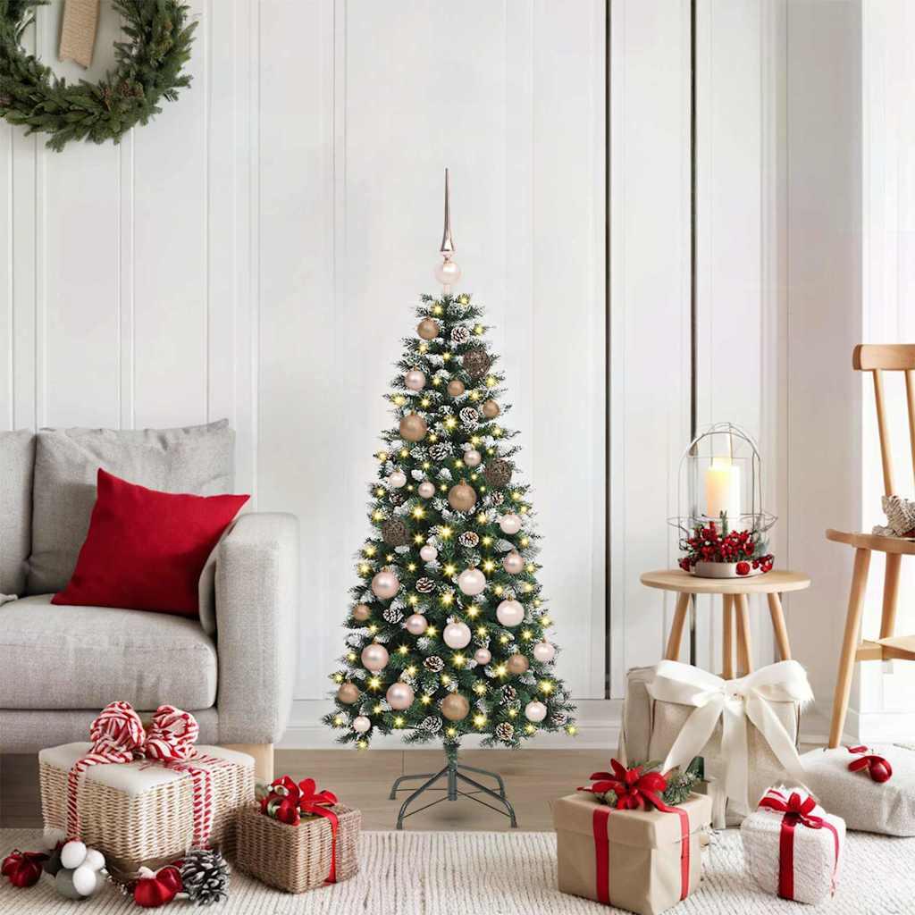Kunstigt juletræ Grøn 55 x 55 x 120 cm PVC og plastik og stål