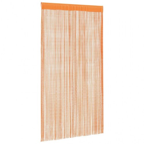 Trådgardiner 2 stk. - 100 × 250 cm - orange snoregardin
