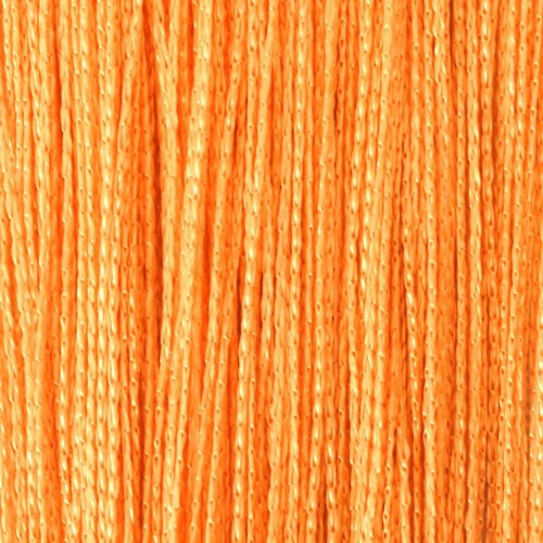 Trådgardiner 2 stk. - 100 × 250 cm - orange snoregardin