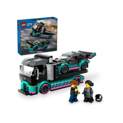 LEGO City 60406 racerbil og autotransporter playset
