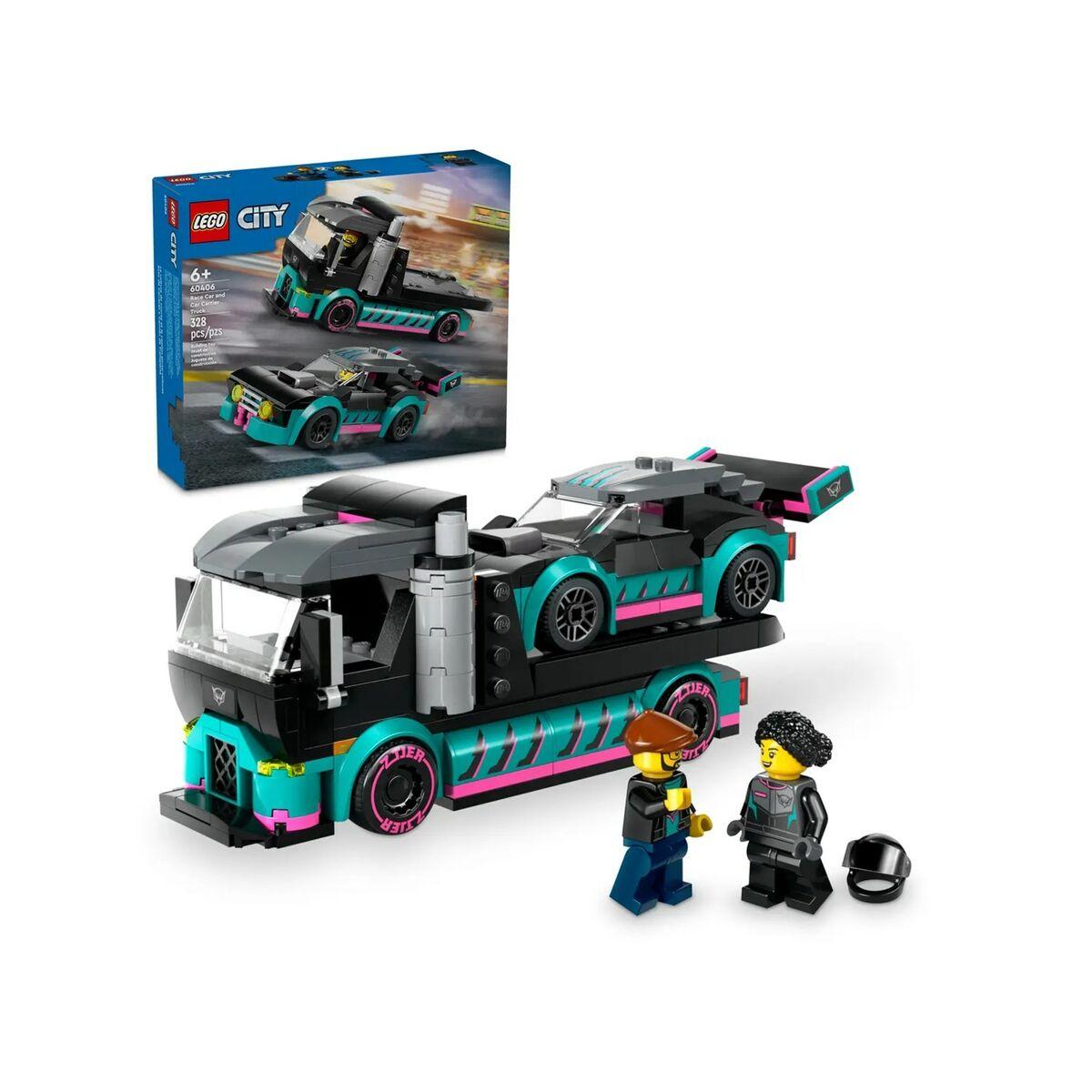 LEGO City 60406 racerbil og autotransporter playset