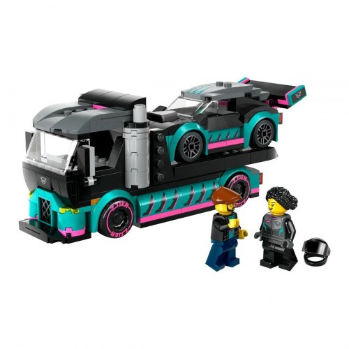 LEGO City 60406 racerbil og autotransporter playset