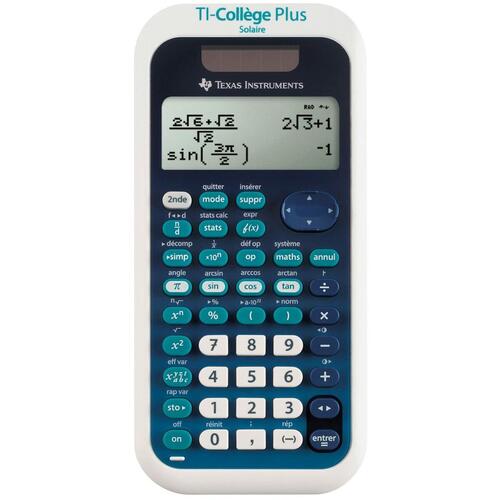 Videnskabelig lommeregner Texas Instruments TI-College Plus - blå