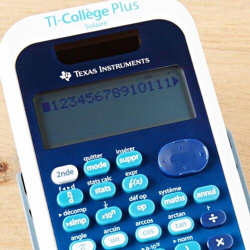 Videnskabelig lommeregner Texas Instruments TI-College Plus - blå