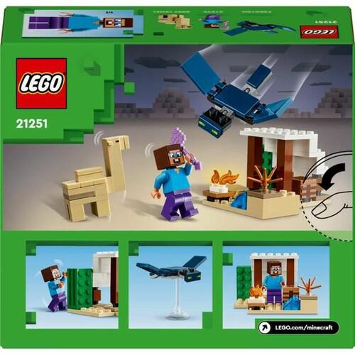 LEGO Minecraft 21251 Steve’s Desert Expedition - Multifarvet byggesæt