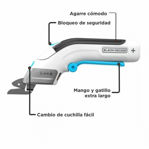 Elektrisk saks Black & Decker BCSC115-XJ med genopladeligt batteri