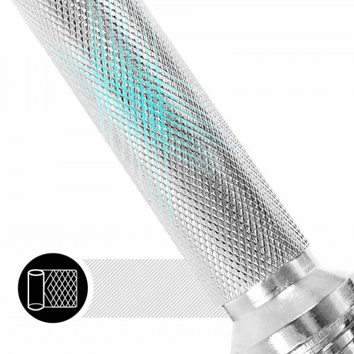 Håndvægte sæt 2-i-1 – SONGMICS justerbare 2 x 10 kg med ekstra vægtstang, støbejern, sort