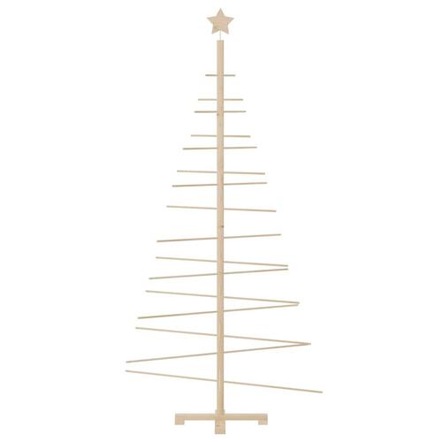 Dekorativt juletræ 180 cm massivt fyrretræ