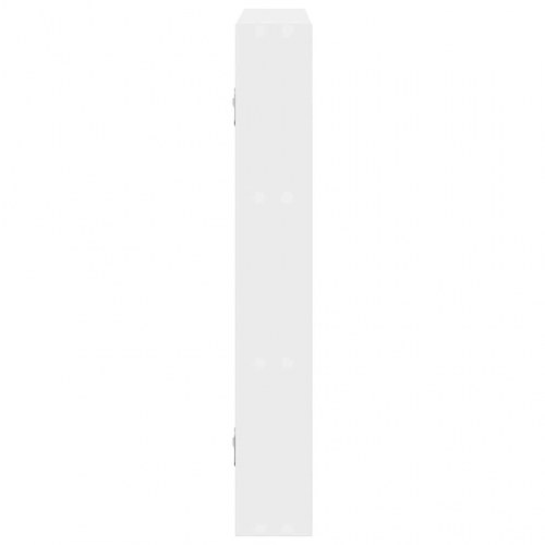 Væghylde 43x9x60 cm konstrueret træ hvid