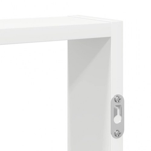 Væghylde 43x9x60 cm konstrueret træ hvid