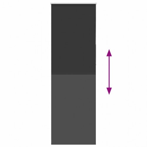 Rullegardin mørklægning 75x230 cm stofbredde 70,7 cm polyester