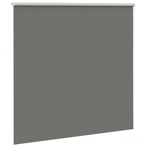 Mørklægningsrullegardin 150×175 cm - grå, polyester