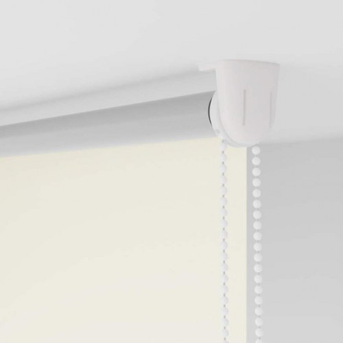 Rullegardin mørklægning 115×210 cm - stofbredde 110,7 cm, polyester, råhvid