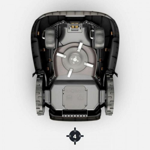 Robotplæneklipper STIGA - gul, GPS, 25,2 V Li‑ion