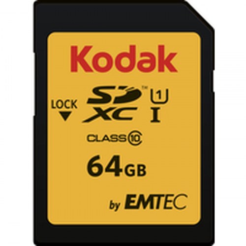 MicroSD-hukommelseskort med adapter Kodak 64 GB UHS-I Class 10