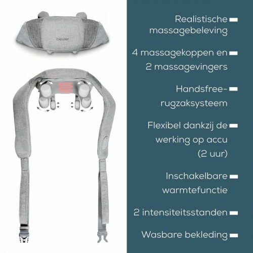 Beurer MG154 elektrostimulator til nakke - massagebælte med varme