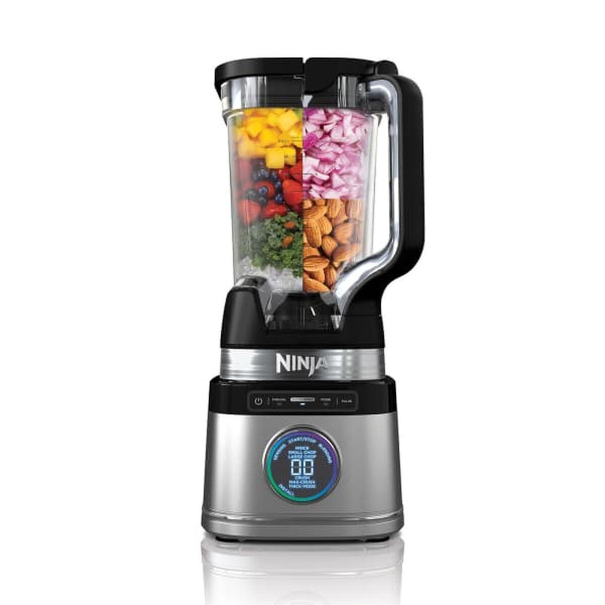 NINJA TB201EU blender med kande - 1200 W, 2,1 l, sort/stål