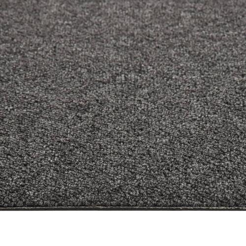Tæppefliser 20 stk. 5 m² 50x50 cm antracitgrå