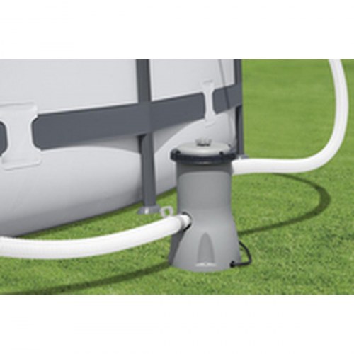 Poolpumpe med filter Bestway 3028 l/h - grå