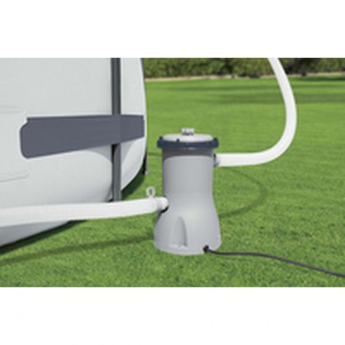 Poolpumpe med filter Bestway 3028 l/h - grå