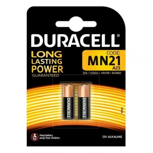 Batterier 12 V - Duracell MN21 A23 (2 stk.)