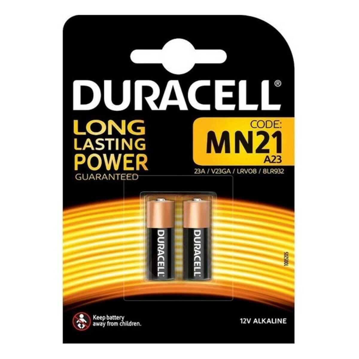 Batterier 12 V - Duracell MN21 A23 (2 stk.)